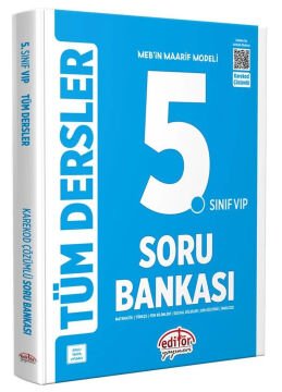 Editör Yayınları 5. Sınıf VIP Tüm Dersler Soru Bankası