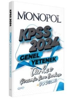 2024 KPSS GENEL YETENEK TÜRKÇE TAMAMI ÇÖZÜMLÜ SORU  BANKASI