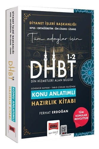 2026 KPSS - Ortaöğretim - Ön Lisans - DHBT 1-2 Tüm Adaylar İçin Konu Anlatımı Hazırlık Kitabı Yargı Yayınları