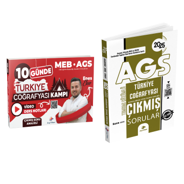 Dizgi Kitap 2025 Meb Ags 10 Günde Türkiye Coğrafyası Kampı Video Ders Notları ve Çıkmış Sorular Seti