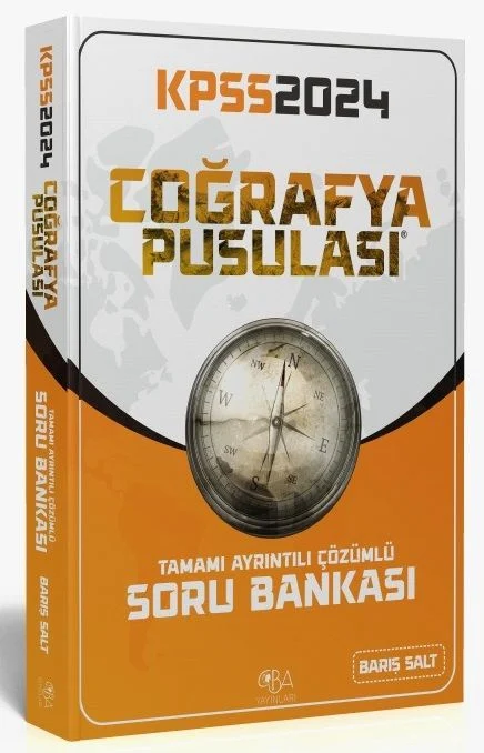 CBA Yayınları 2024 KPSS Coğrafya Pusulası Soru Bankası Çözümlü - Barış Salt