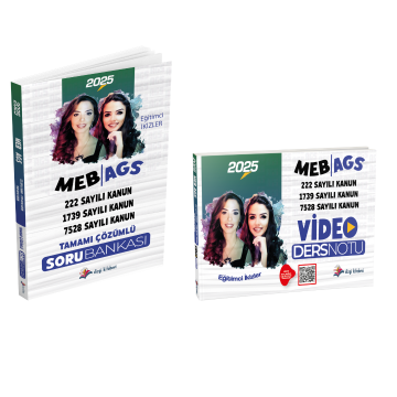 Dizgi Kitap MEB AGS Mevzuat 222, 1739, 7528 Sayılı Kanun Video Ders Notları ve Soru Bankası Seti Eğitimci İkizler