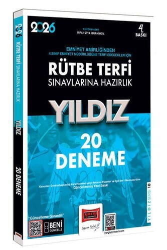 2026 Rütbe Terfi Sınavlarına Hazırlık Yıldız 20 Deneme Yargı Yayınları