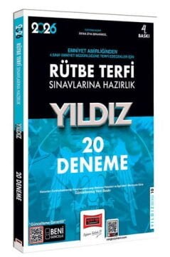 2026 Rütbe Terfi Sınavlarına Hazırlık Yıldız 20 Deneme Yargı Yayınları