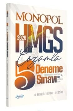Monopol Yayınları HMGS Çözümlü 5 Deneme Sınavı