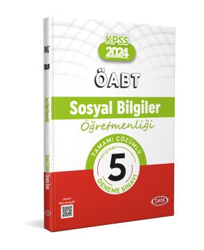 Data 2024 ÖABT Sosyal Bilgiler Öğretmenliği 5 Deneme Çözümlü Data Yayınları