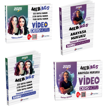 Dizgi Kitap MEB AGS Mevzuat 222, 1739, 7528 Sayılı Kanun ve Anayasa Hukuku Video Ders Notları ve Soru Bankası Seti
