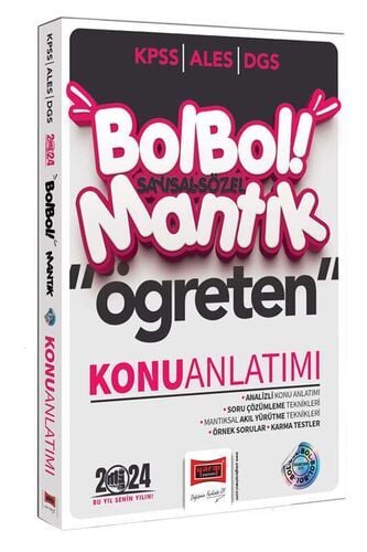 Yargı Yayınları 2024 KPSS ALES DGS Bol Bol Öğreten Sayısal Sözel Mantık Konu Anlatımı