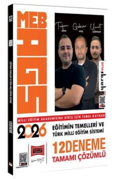 Yargı Yayınları 2026 MEB-AGS Eğitimin Temelleri ve Türk Milli Eğitim Sistemi Tamamı Çözümlü 12 Deneme