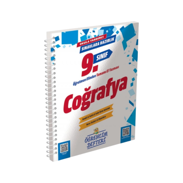 Murat Yayınları 9. Sınıf Coğrafya Öğrencim Defteri