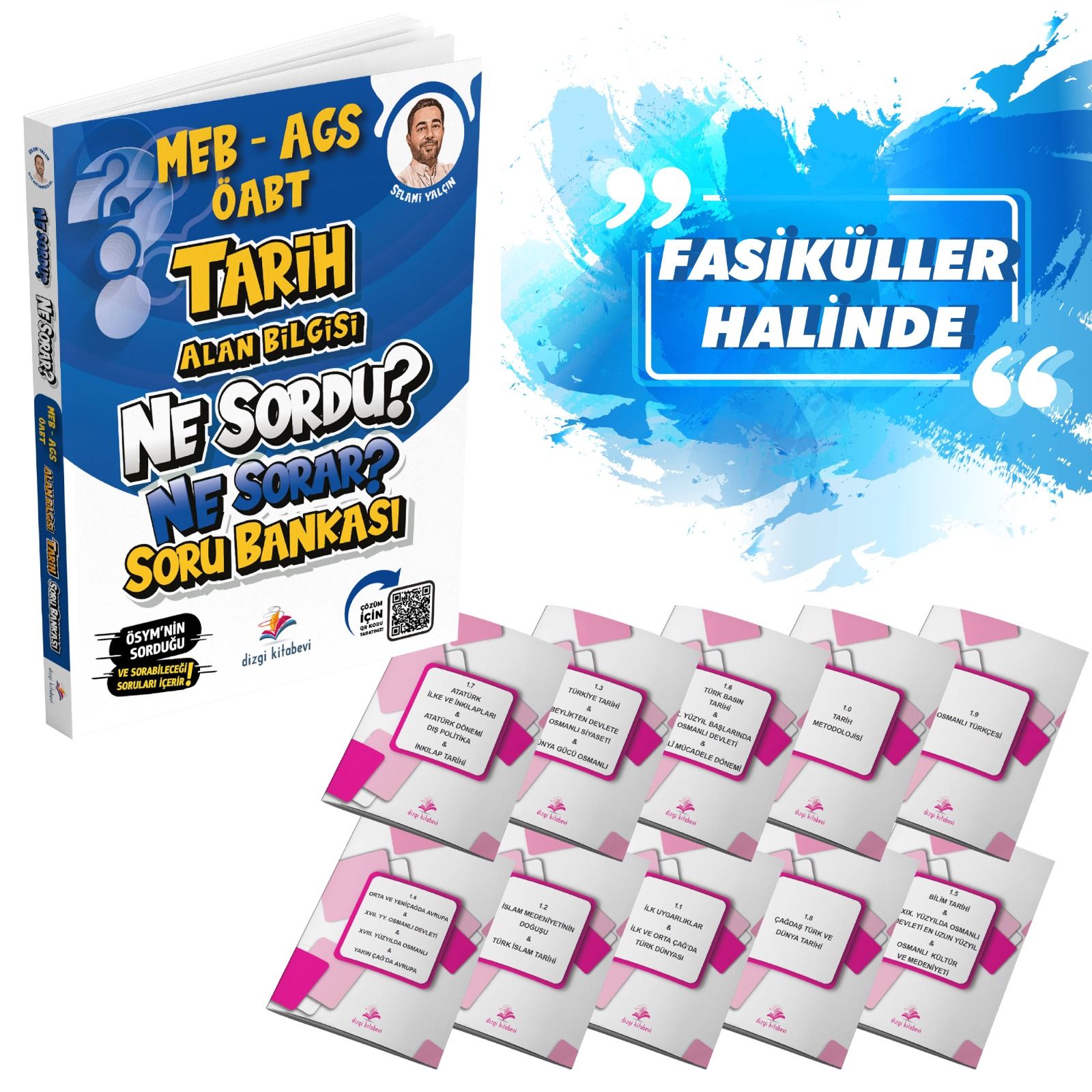 Dizgi Kitap 2025 Meb Ags ÖABT Tarih Alan Bilgisi Ne Sordu Ne Sorar Fasiküller Halinde Soru Bankası Selami Yalçın