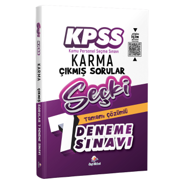 Dizgi Kitap 2026 KPSS Seçki Karma Çıkmış Sorular Tamamı PDF Çözümlü 7 Deneme Sınavı