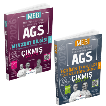 Dizgi Kitap 2026 MEB AGS Tamamı Video Çözümlü Eğitimin Temelleri Türk Milli Eğitim Sistemi ve Mevzuat Bilgisi Çıkmış Sorular Seti Ziya Sümer Özgür Hamal Devrim Toklucu