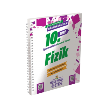 Murat Yayınları 10. Sınıf Fizik Öğrencim Defteri