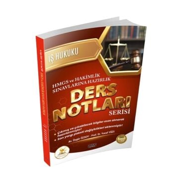 Savaş Yayınları HUKAL HMGS-HAKİMLİK İş Hukuku Ders Notları