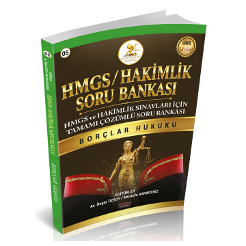 HMGS-HAKİMLİK Soru Bankası Borçlar Hukuku Savaş Yayınları