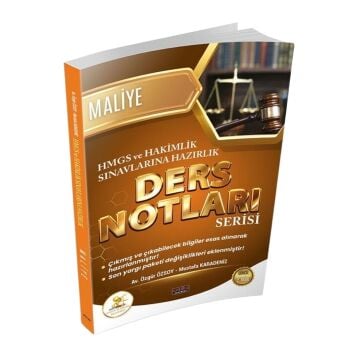 Savaş Yayınları HUKAL HMGS-HAKİMLİK Maliye Ders Notları