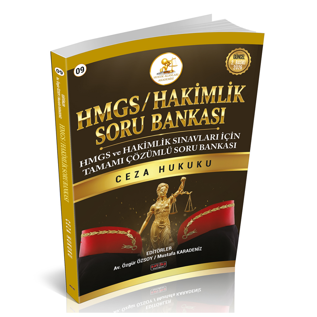HMGS-HAKİMLİK Soru Bankası Ceza Hukuku Savaş Yayınları