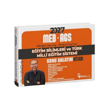 Hoca Kafası Yayınları 2027 MEB-AGS Eğitim Bilimleri ve Türk Milli Eğitim Sistemi Konu Anlatım Kitabı - Mevlüt Gündüz