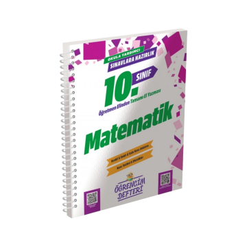 Murat Yayınları 10. Sınıf Matematik Öğrencim Defteri