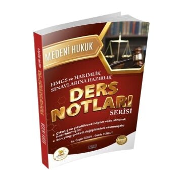 Savaş Yayınları HUKAL HMGS-HAKİMLİK Medeni Hukuk Ders Notları