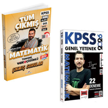 Dizgi Kitap 2026 Matematik Tüm Sınavlar Çıkmış Sorular & KPSS Genel Yetenek Matematik 22 Deneme Seti