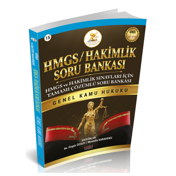 HMGS-HAKİMLİK Soru Bankası Genel Kamu Hukuku Savaş Yayınları