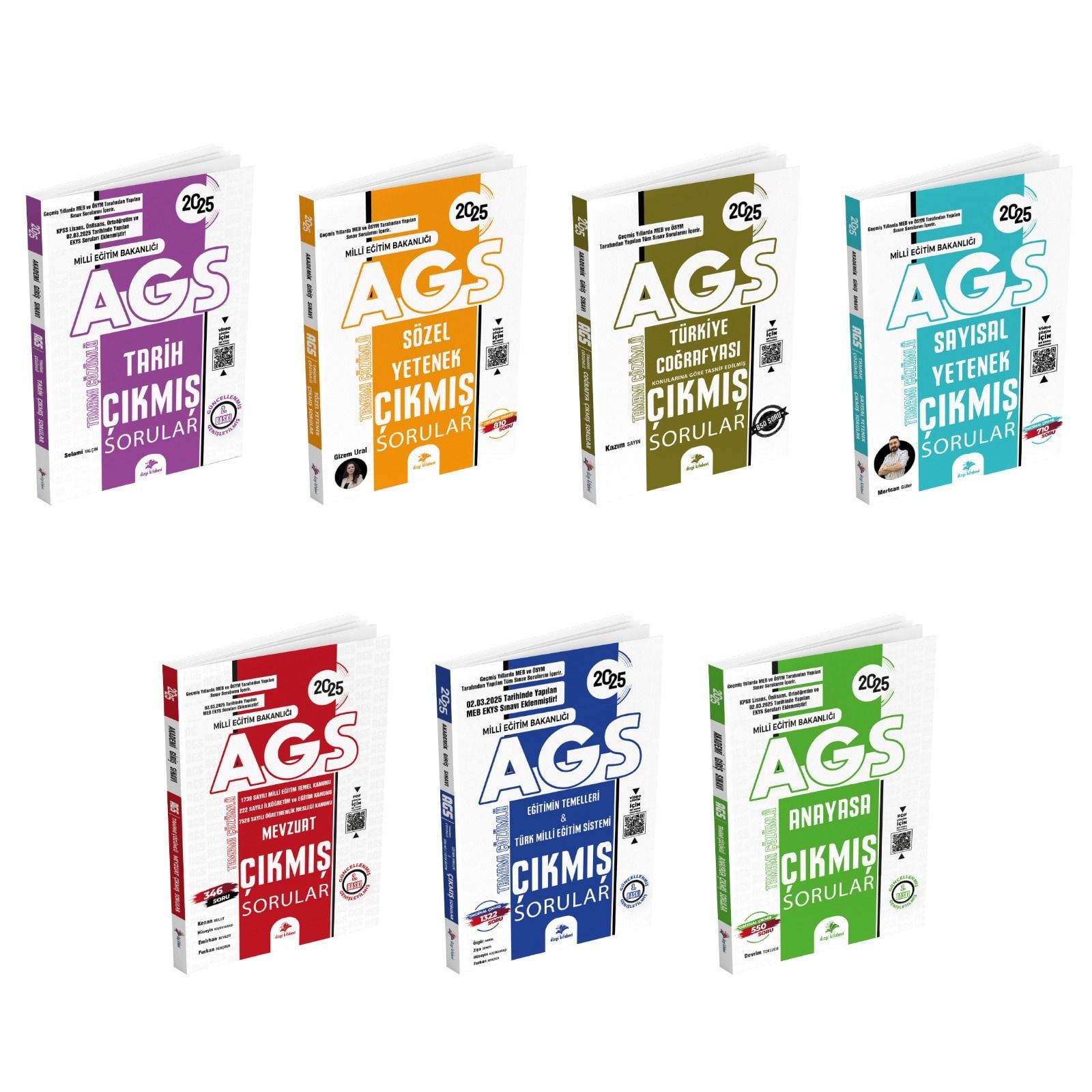 Dizgi Kitap 2025 Meb Ags Tüm Dersler Çıkmış Sorular 7'li Set