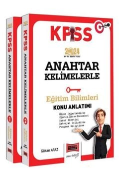 Yargı Yayınları 2024 KPSS Eğitim Bilimleri Anahtar Kelimelerle Konu Anlatımı (2 Kitap)