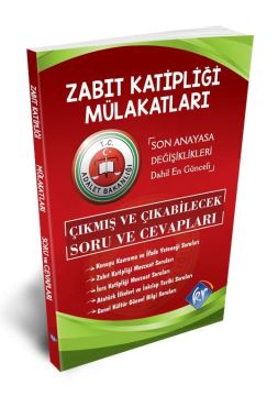 Zabıt Katipliği Mülakatları Çıkmış ve Çıkabilecek Soru ve Cevapları KR Akademi Yayınları