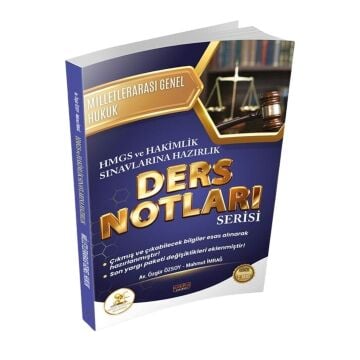 Savaş Yayınları HUKAL HMGS-HAKİMLİK Milletlerarası Genel Hukuk Ders Notları