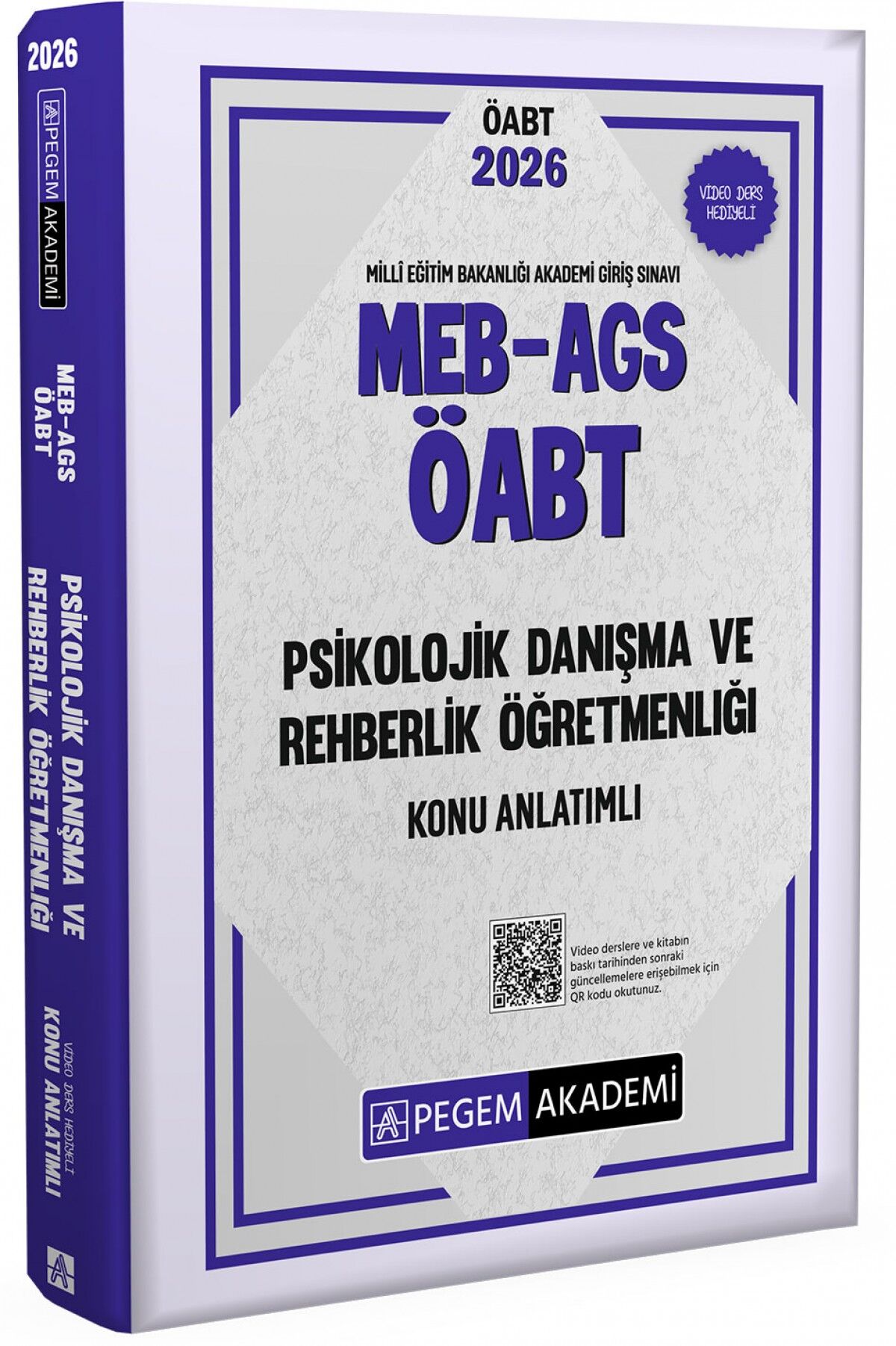 2026 MEB AGS ÖABT Psikolojik Danışma ve Rehberlik Konu Anlatımlı Pegem Yayınları