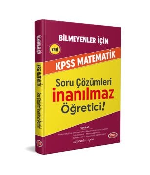 Data Yayınları Bilmeyenler İçin KPSS Matematik