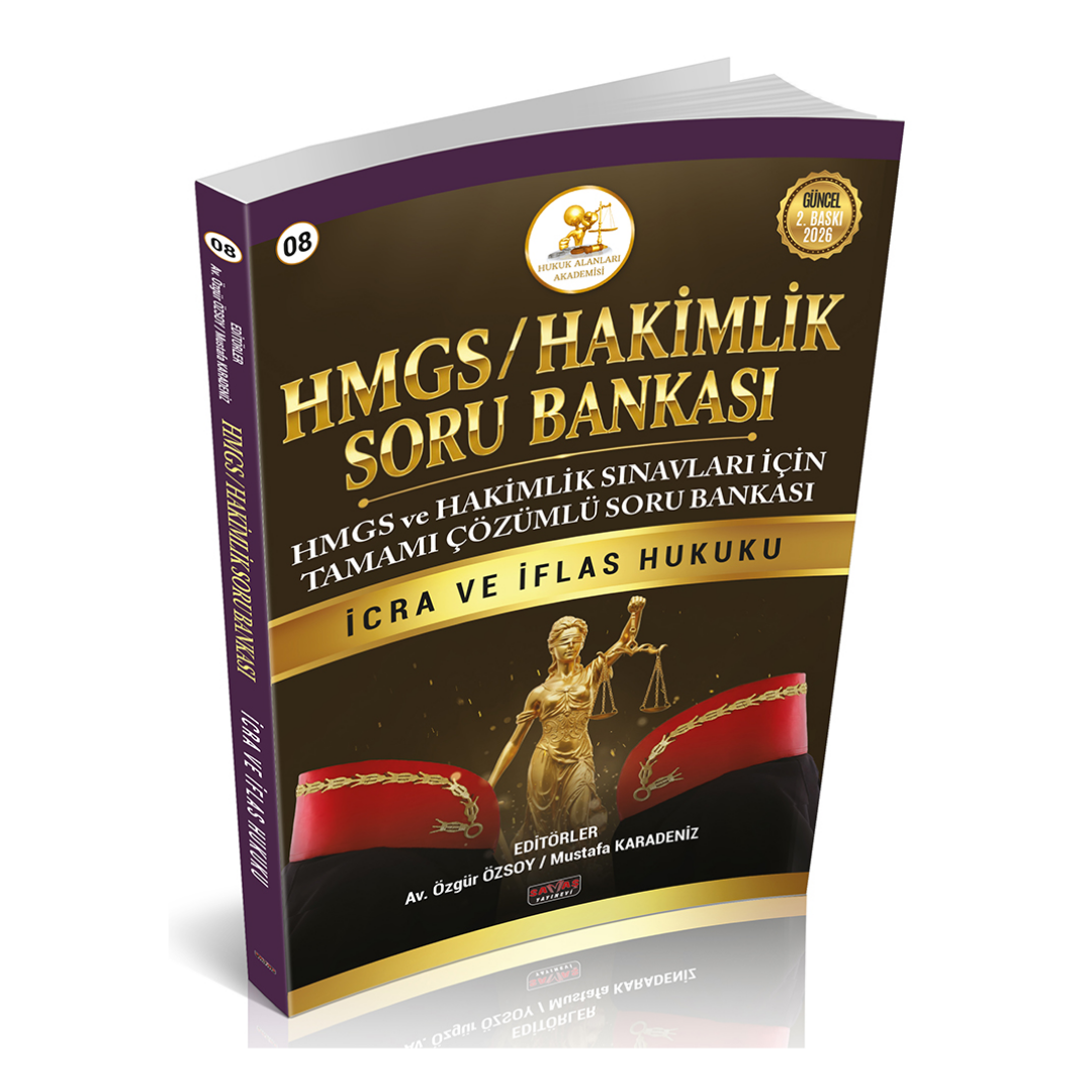 HMGS-HAKİMLİK Soru Bankası İcra ve İflas Hukuku Savaş Yayınları