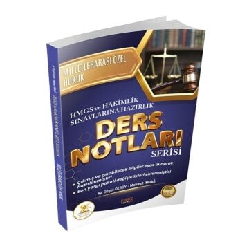 Savaş Yayınları HUKAL HMGS HAKİMLİK Milletlerarası Özel Hukuk Ders Notları
