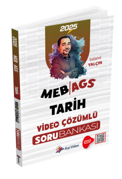Dizgi Kitap 2025 MEB-AGS Tarih Tamamı Video Çözümlü Soru Bankası - Selami Yalçın