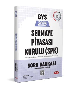 Data Yayınları 2025 GYS Sermaye Piyasa Kurulu (SPK) Soru Bankası