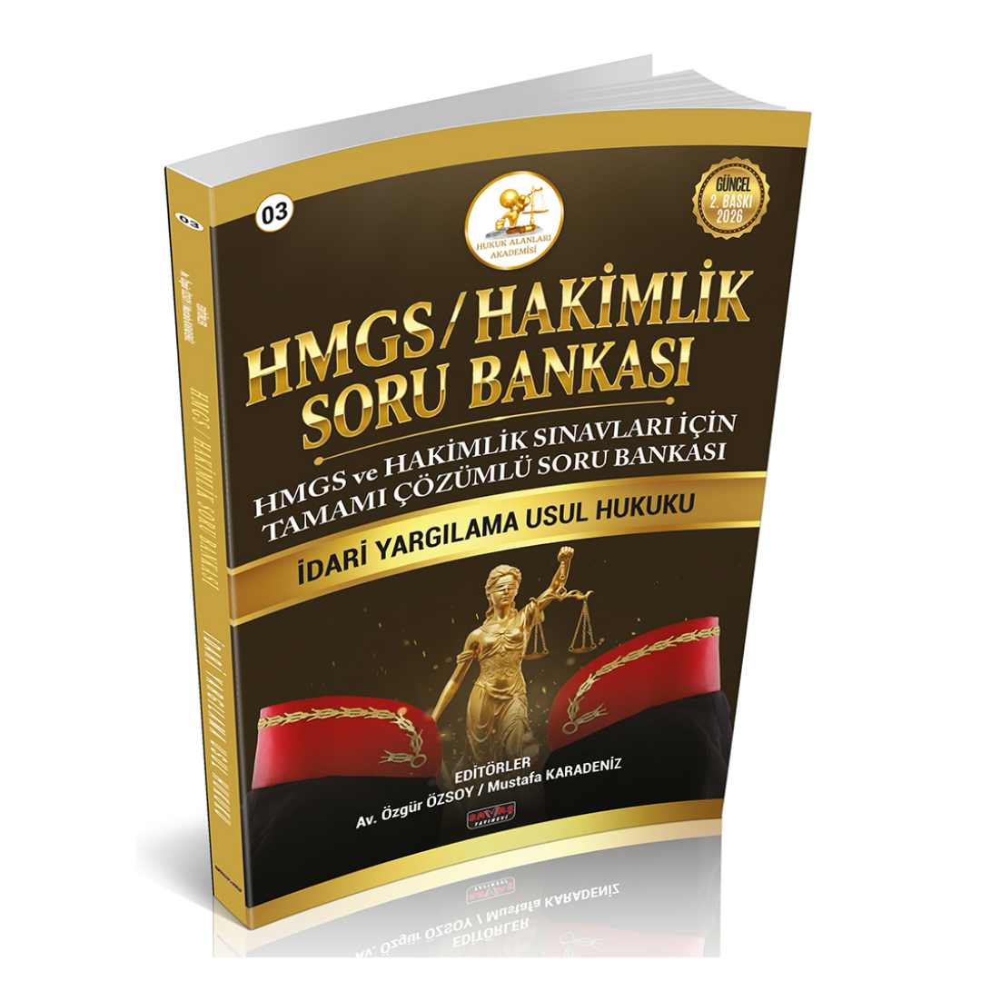 HMGS-HAKİMLİK Soru Bankası İdari Yargılama Hukuku Savaş Yayınları