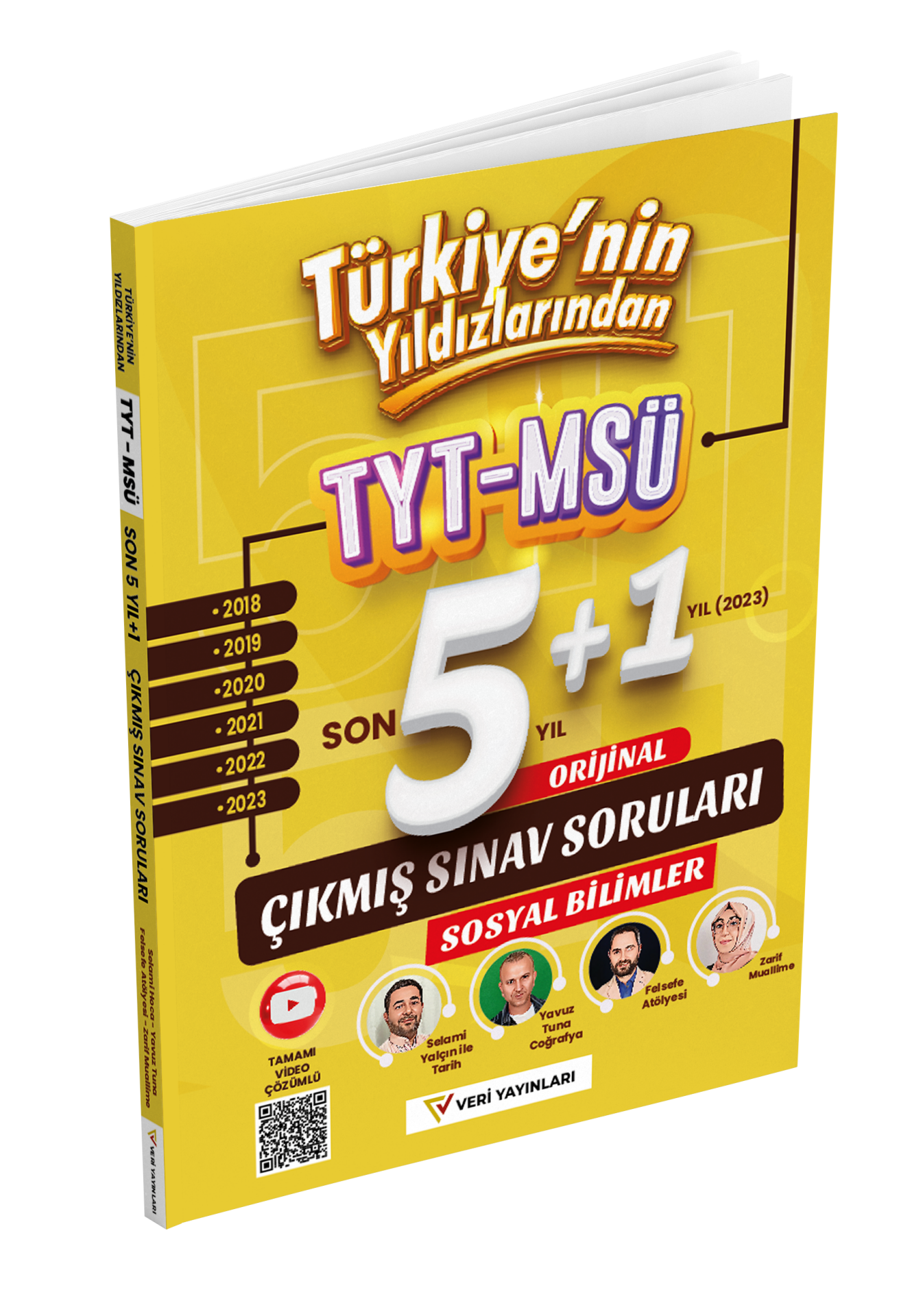 TYT-MSÜ Sosyal Bilimler Son 6 Yıl Video Çözümlü Orijinal Çıkmış Sorular ve Çözümleri 2023- Selami Yalçın