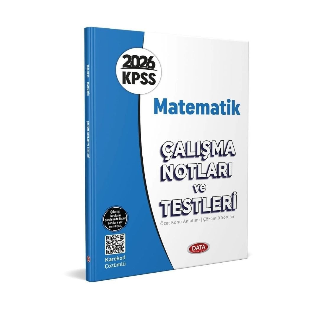2026 KPSS Matematik Çalışma Notları ve Testleri Data Yayınları