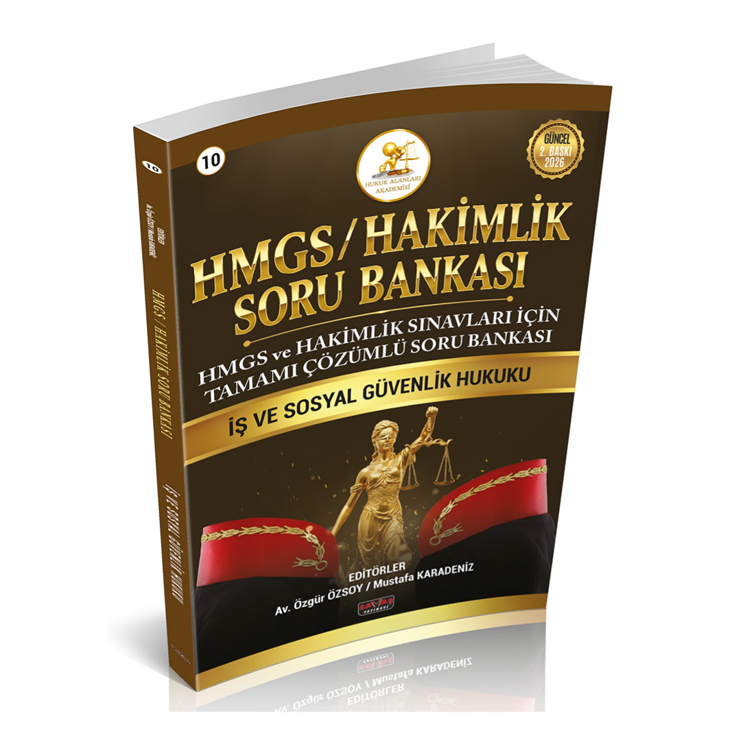 HMGS-HAKİMLİK Soru Bankası İş Hukuku Sosyal Güvenlik Hukuku Savaş Yayınları
