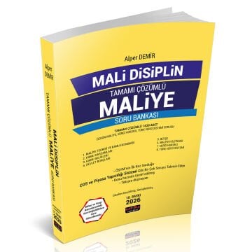 Savaş Yayınları Mali Disiplin Maliye Soru Bankası