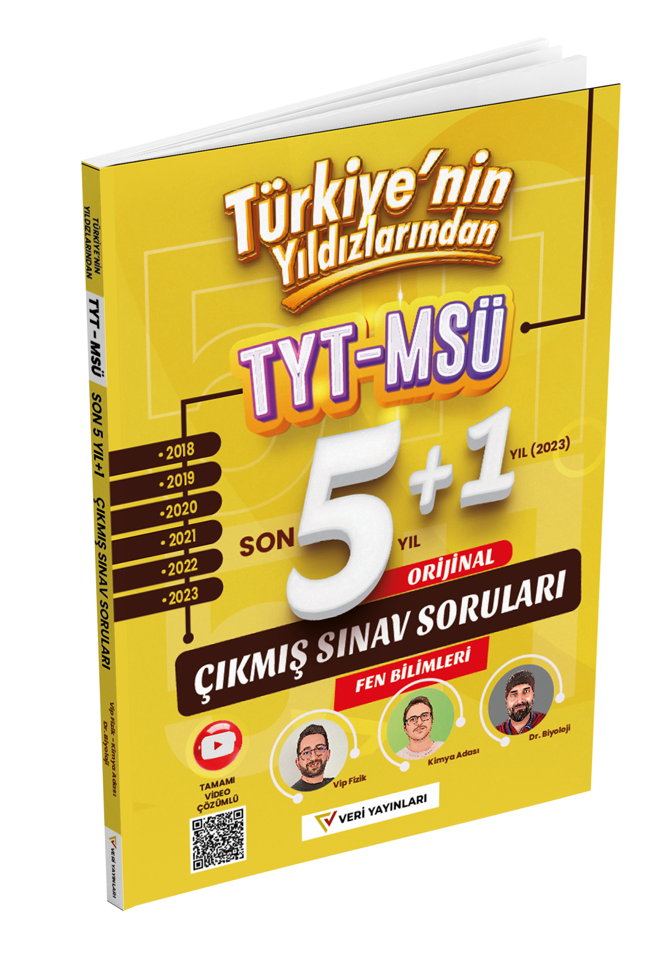 TYT-MSÜ Fen Bilimleri Son 6 Yıl Video Çözümlü Orijinal Çıkmış Sorular ve Çözümleri 2023