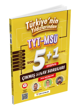 TYT-MSÜ Fen Bilimleri Son 6 Yıl Video Çözümlü Orijinal Çıkmış Sorular ve Çözümleri 2023
