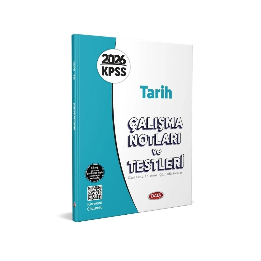 2026 KPSS Tarih Çalışma Notları ve Testleri Data Yayınları