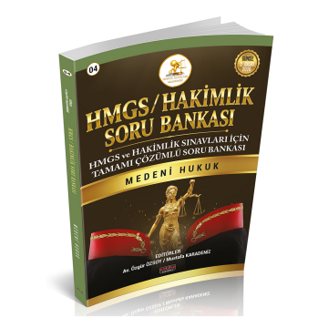 HMGS-HAKİMLİK Soru Bankası Medeni Hukuk Savaş Yayınları