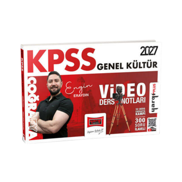 Yargı Yayınları 2027 KPSS Coğrafya Video Ders Notları - Engin Eraydın