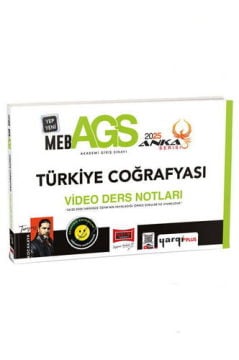 2025 MEB-AGS Anka Serisi Türkiye Coğrafyası Video Ders Notları Yargı Yayınları