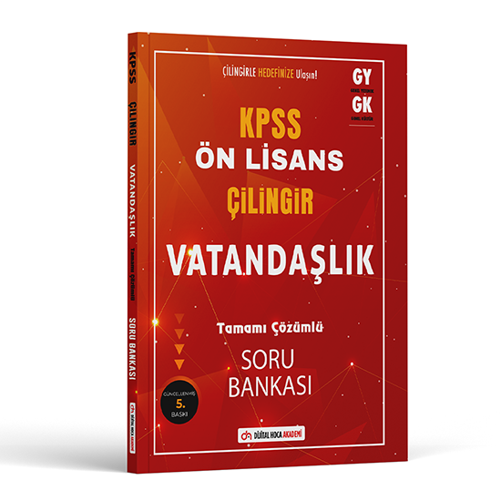 2024 KPSS Ön Lisans Çilingir Vatandaşlık Tamamı Çözümlü Soru Bankası Dijital Hoca