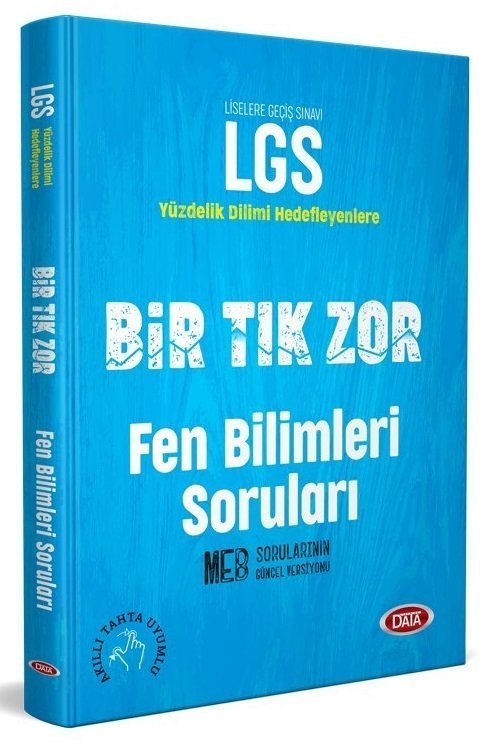 Data LGS Bir Tık Zor Fen Bilimleri Soruları Data Yayınları